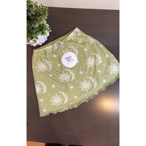 Princess Polly Moon Walker Mini Skirt NWT